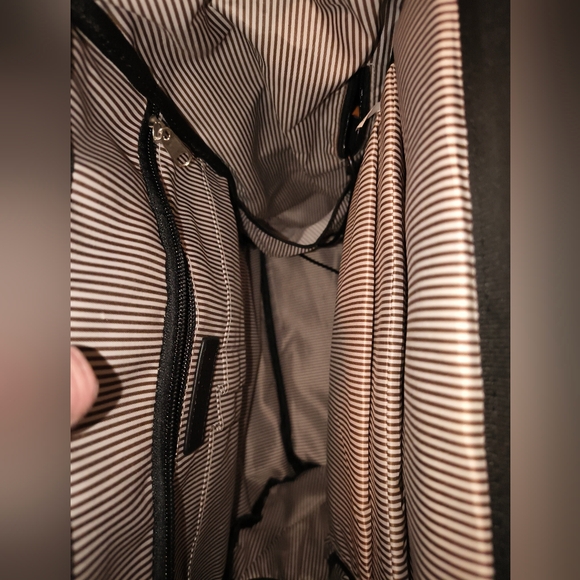 Stylish Black and Leopard Print Backpack - Picture 3 of 12